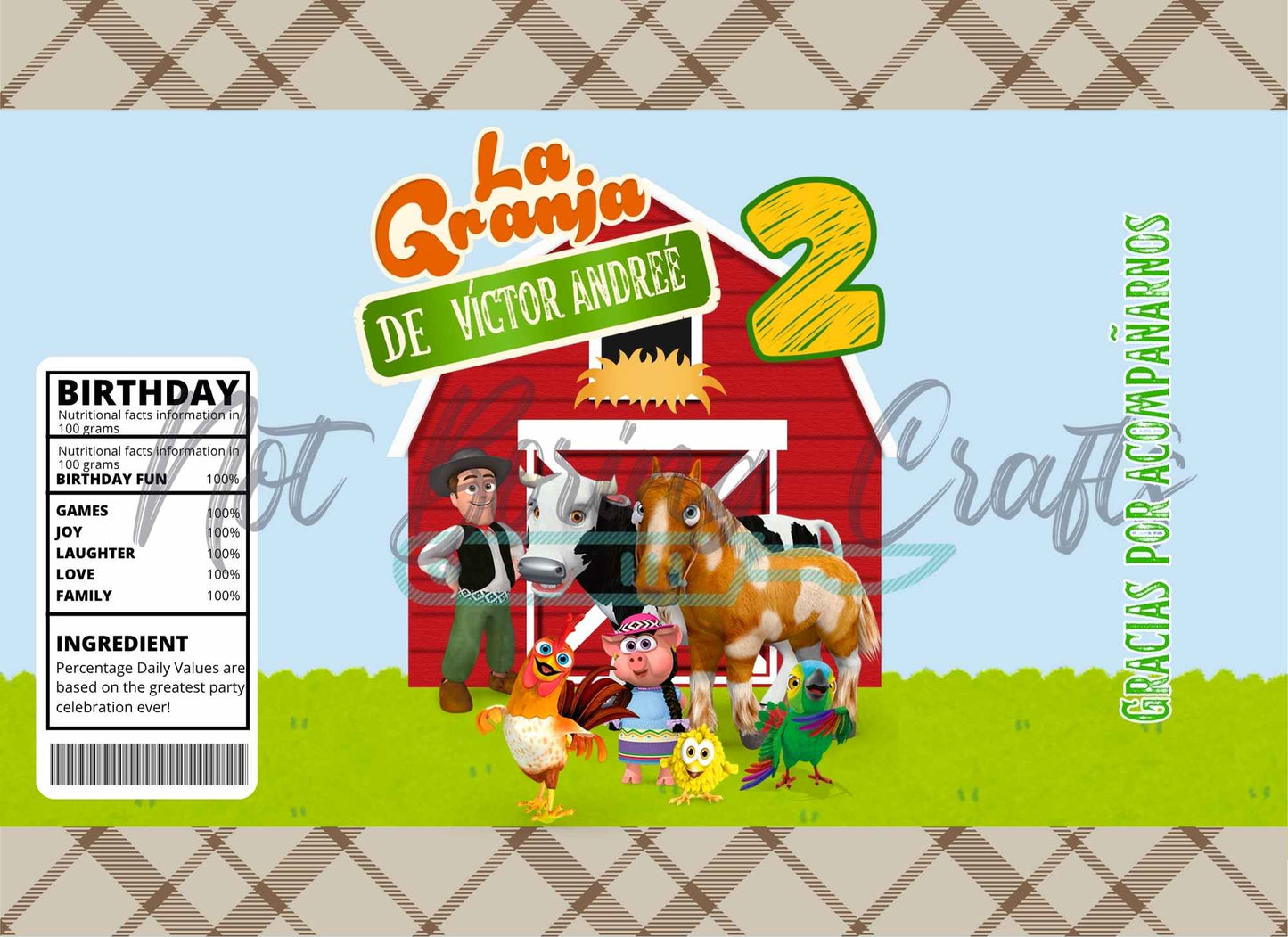 Customizable Chip Bags from La Granja de Zenon