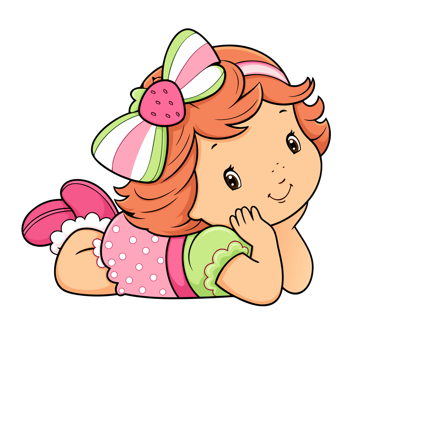 Set de archivos SVG Baby Strawberry Shortcake | Descarga Digital