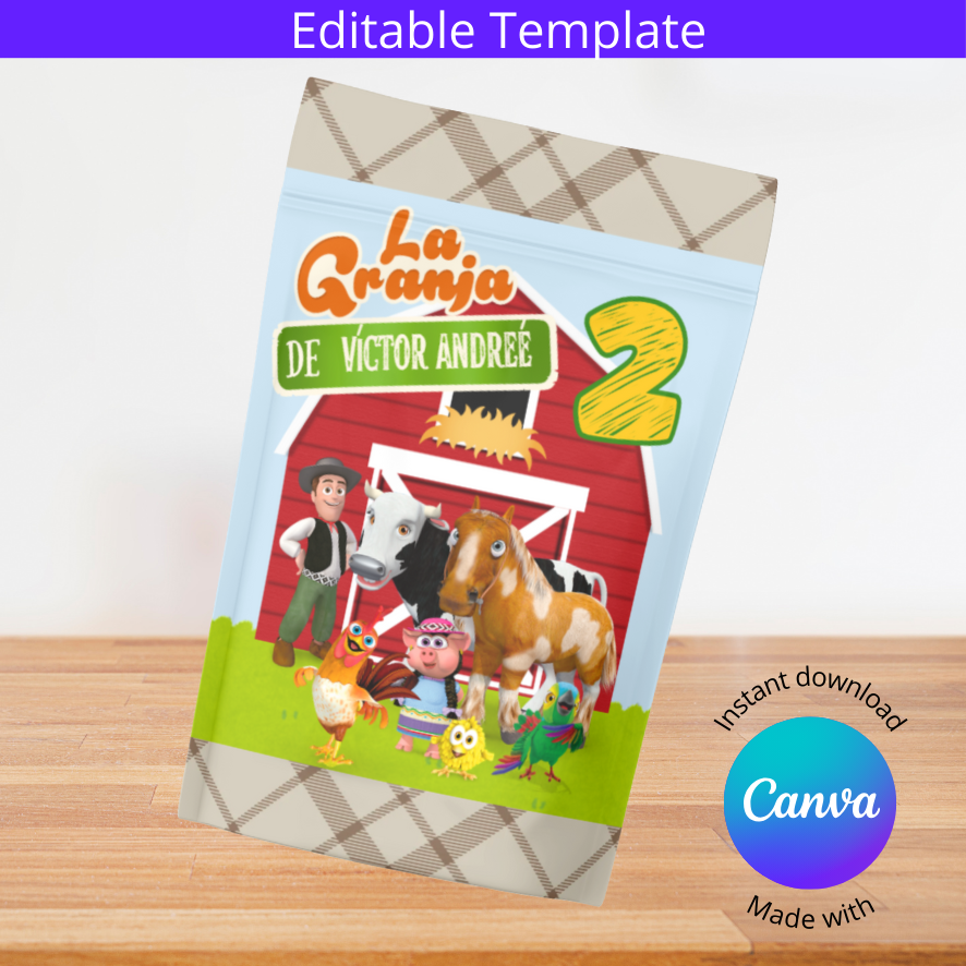 Customizable Chip Bags from La Granja de Zenon 