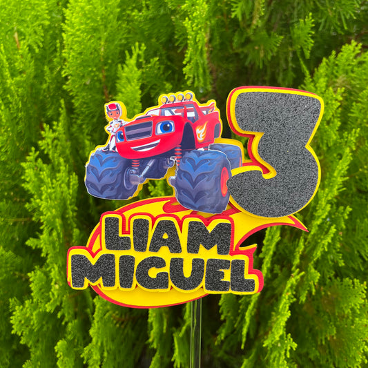 Cake Topper 3D Blaze and the Monster Machines 