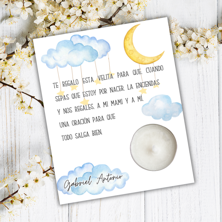 REMINDER CARD WITH CANDLE 