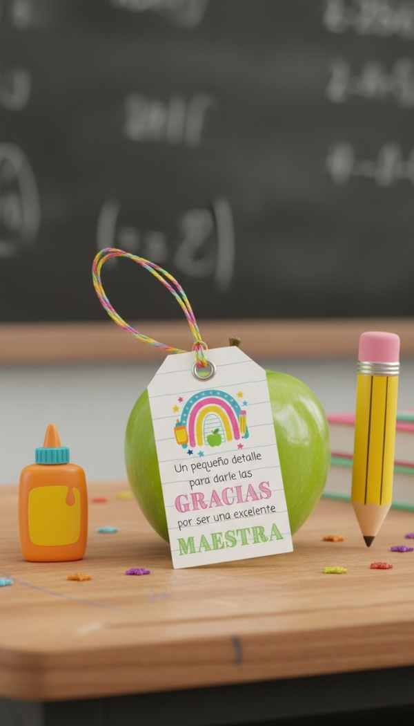 12 Bundle Tags Dia del Maestro Editable en CANVA