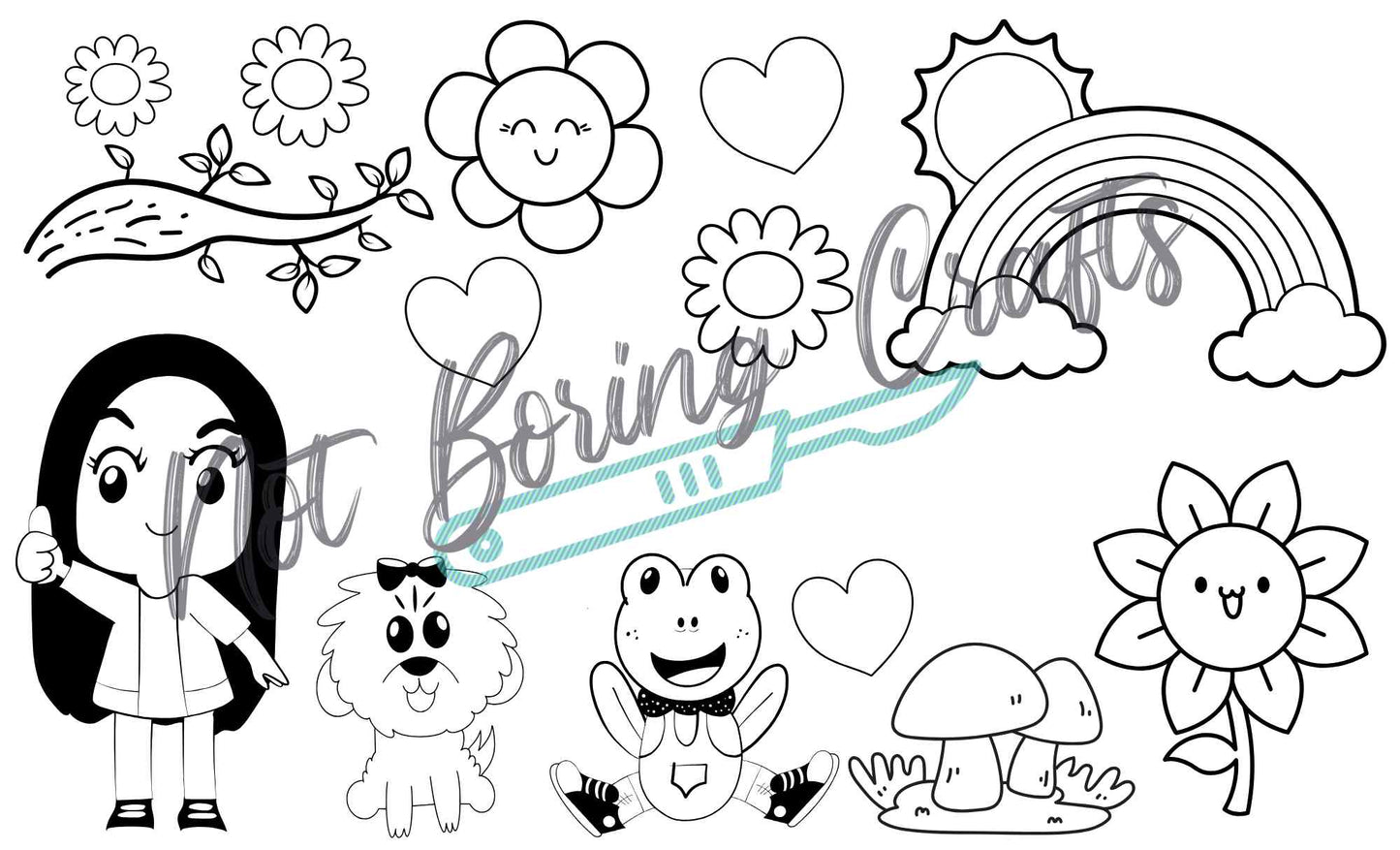 Customizable Lara Campos Coloring Tablecloth 