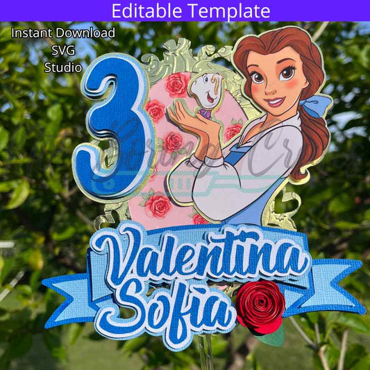 Cake Topper 3D La Bella