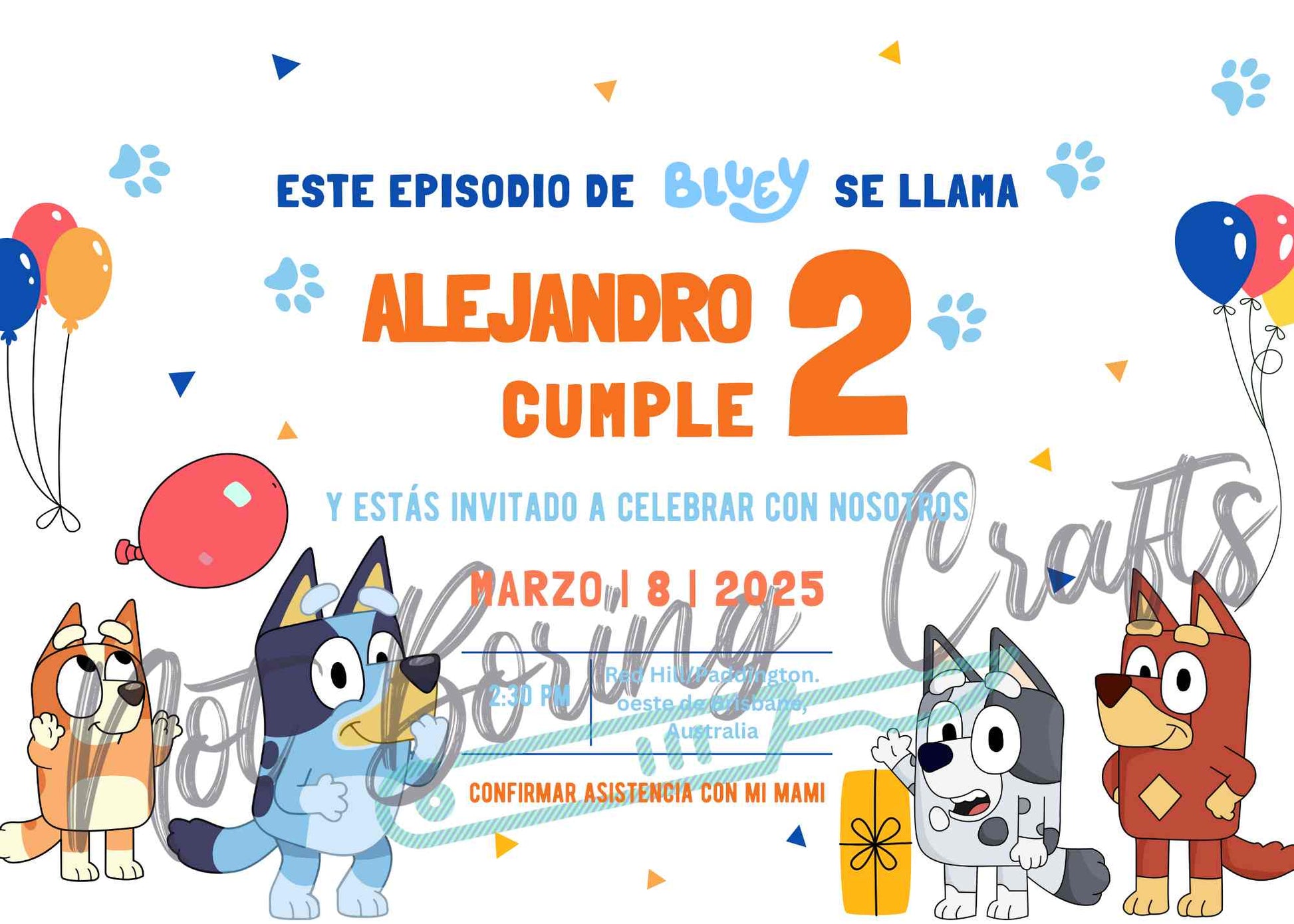 Invitación digital o para imprimir