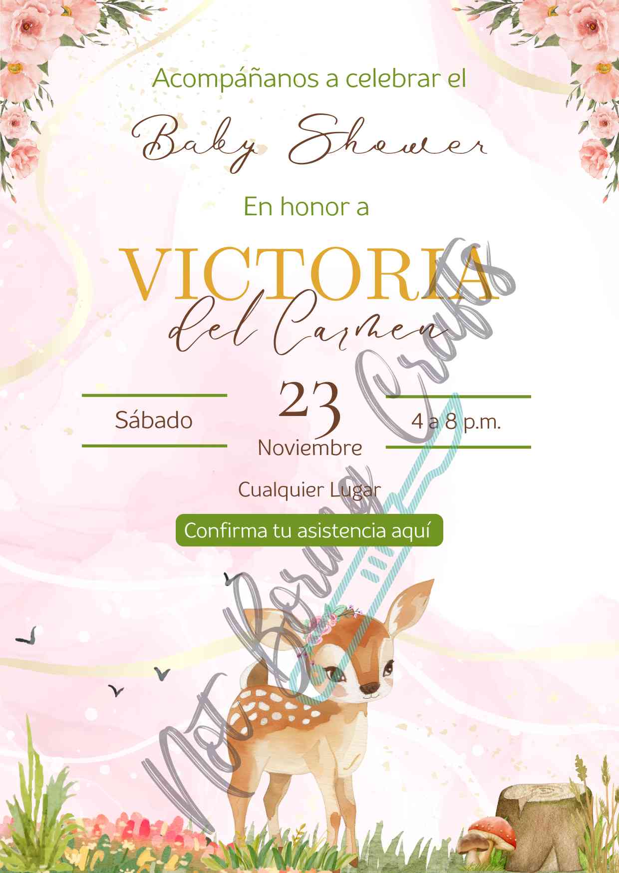 Invitacion Digital Personalizable 