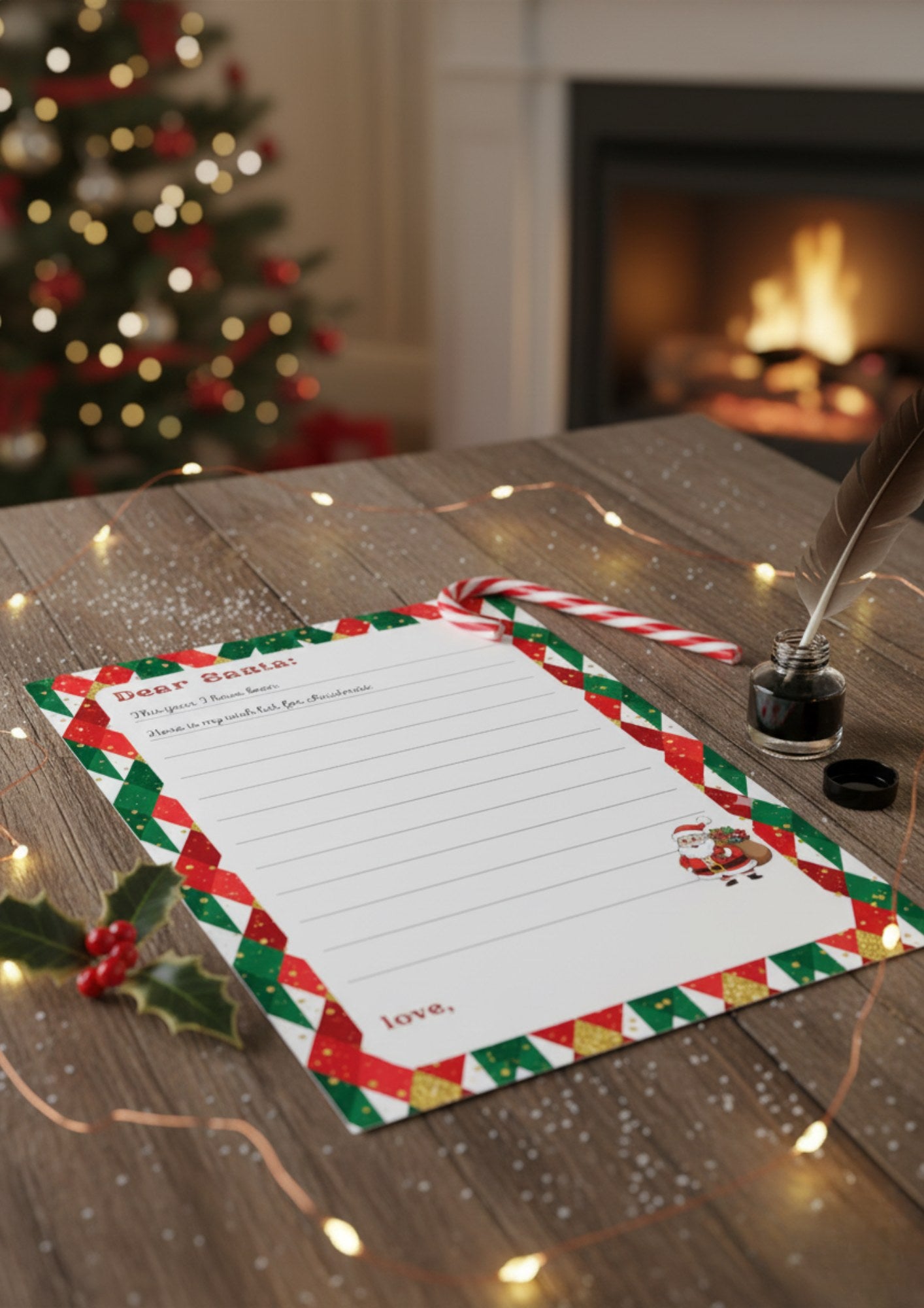 Letter to Santa - Plantilla editable en CANVA