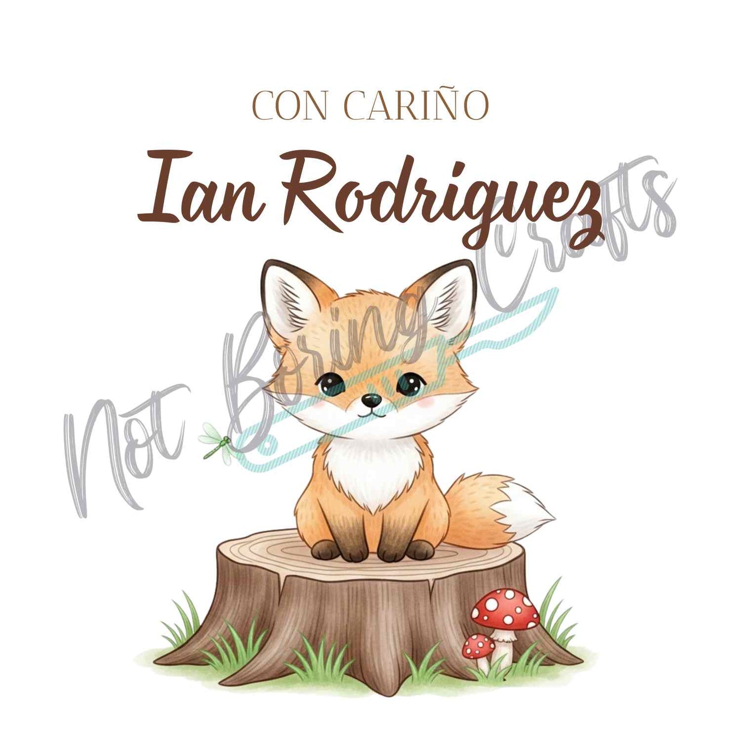 Tarjeta para Regalos con Zorrito