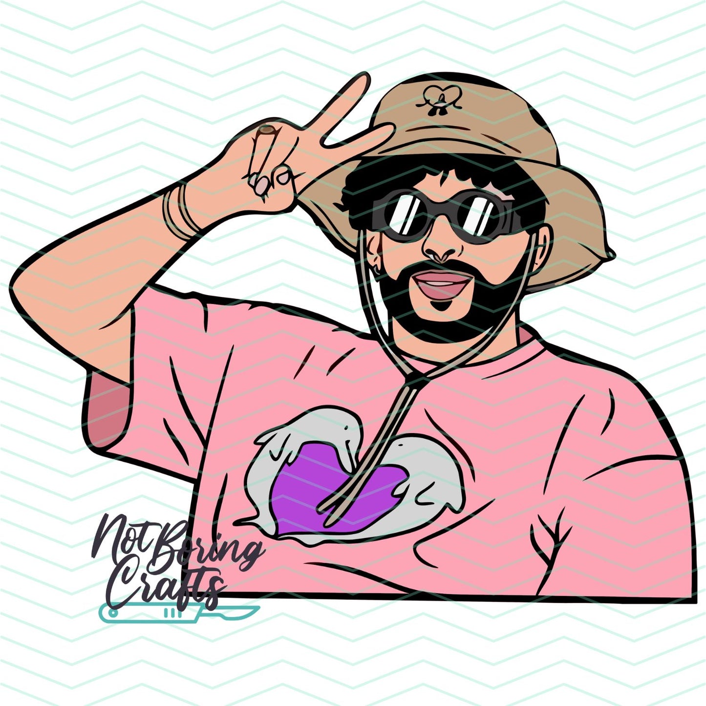Bad Bunny PNG Bundle | Un Verano Sin Ti | Concho Pava PNG | Clipart