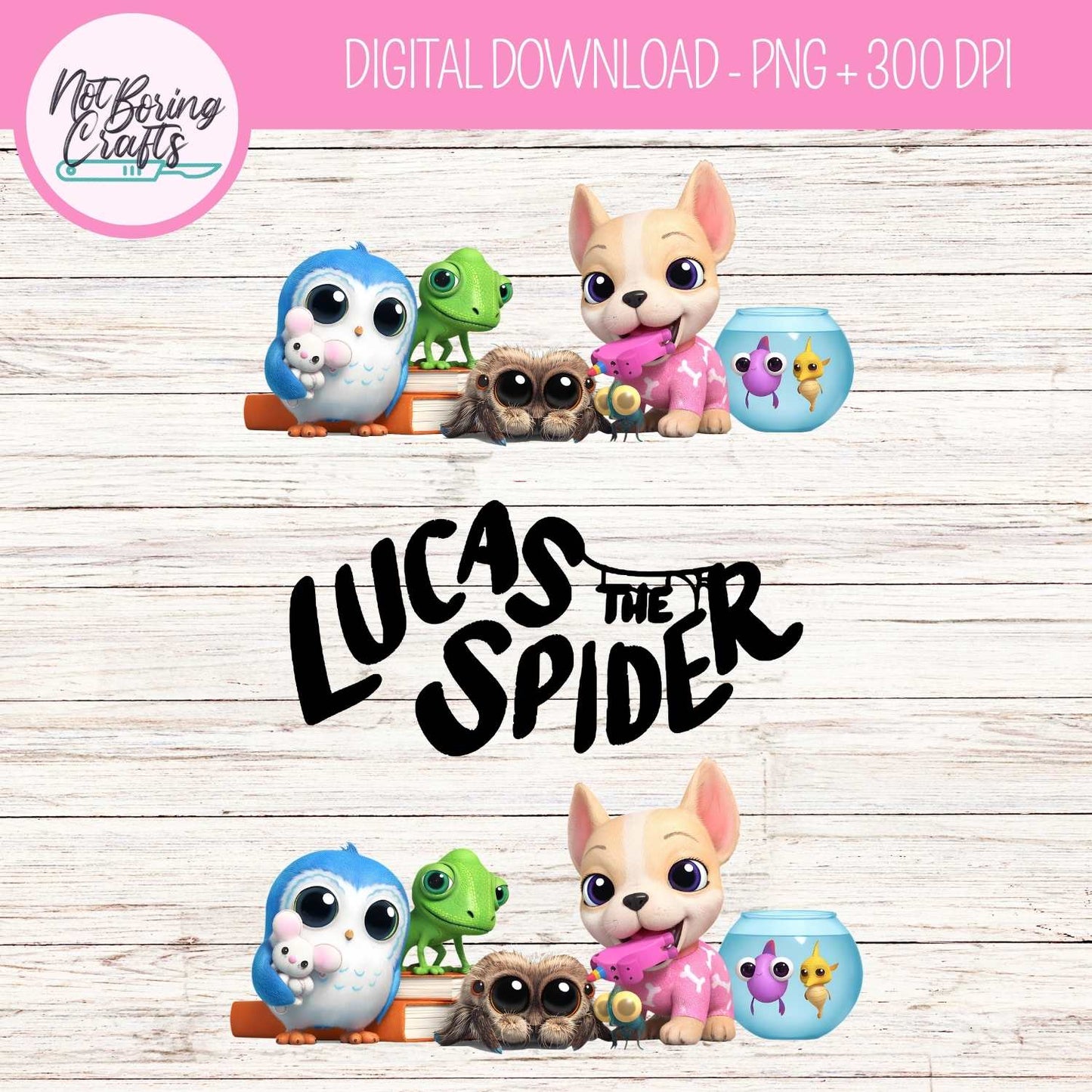 Lucas the Spider PNG | Clipart en Alta Resolución con Fondo Transparente